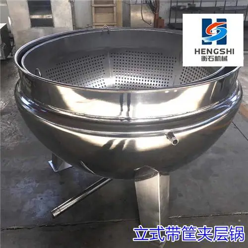 蒸汽式夹层锅,肉食品蒸煮专用煮锅,蛋制品,海产品蒸煮锅