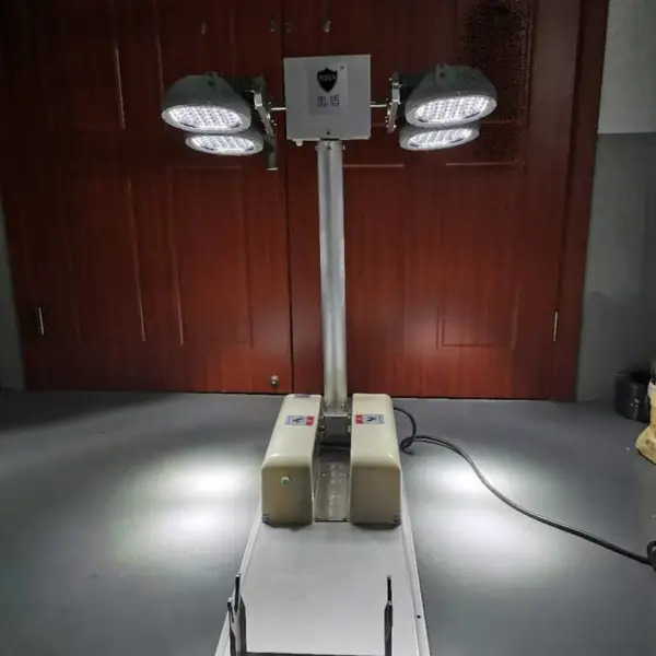 移动式升降照明箱灯 黑盾牌 车载升降应急设备