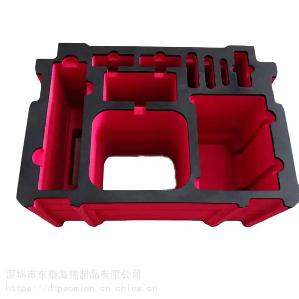 高密度eva包装盒内托 EVA内衬一体雕刻成型 开槽异形切割海绵内衬