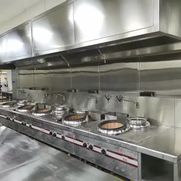 江门荣翔酒店饭店酒楼餐馆整套商用厨房设备工程项目设计安装公司