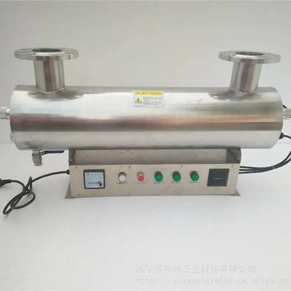 紫外线消毒器 水处理设备二次供水 不锈钢过流式紫外线杀菌器