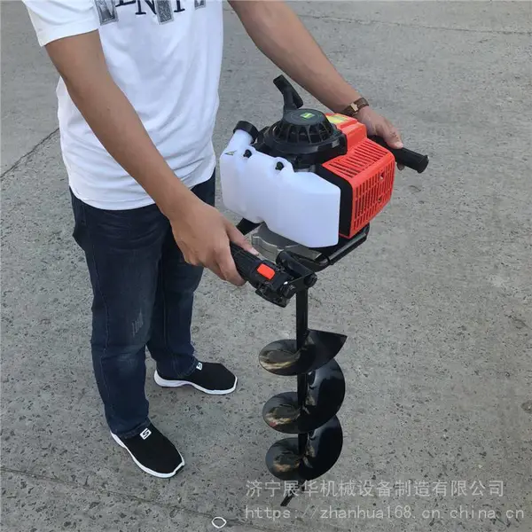 围栏水泥柱埋桩汽油挖坑机便携式植树挖坑机多少钱