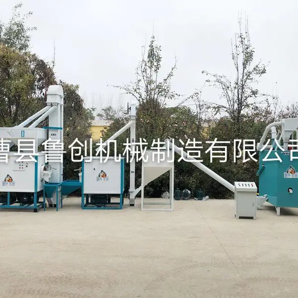 全自动玉米糁加工流水线 脱皮打糁一次成型