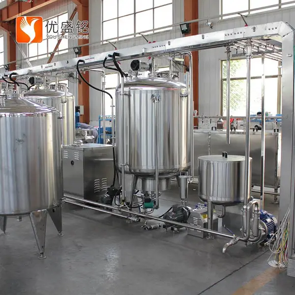 鲜奶巴氏杀菌机 整套牛奶生产线 小型酸奶加工设备