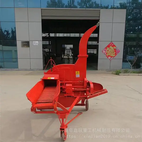 秸秆揉搓机/自动进料铡草机/鑫联养牛喂养设备价格图片视频