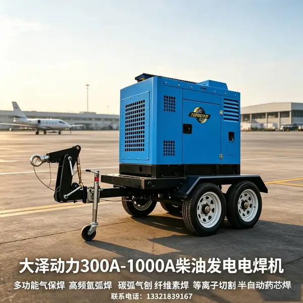 康明期动力450A管道施工柴油发电电焊机价格