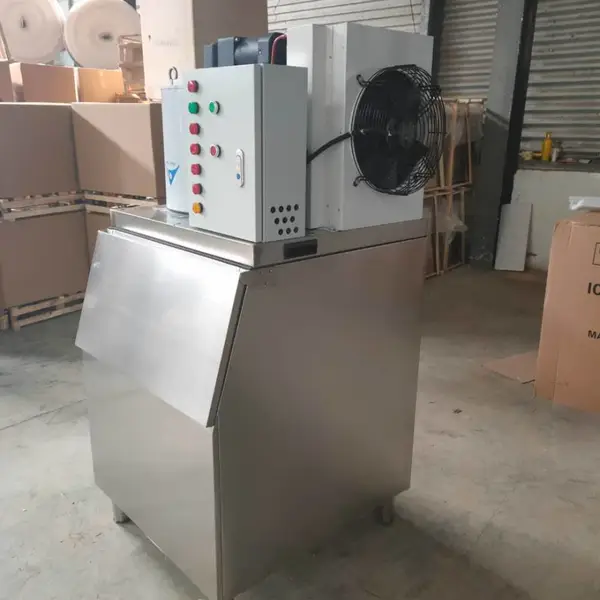 浩博片冰机商用全自动制冰机片状大产量海鲜300公斤超市火锅鳞片