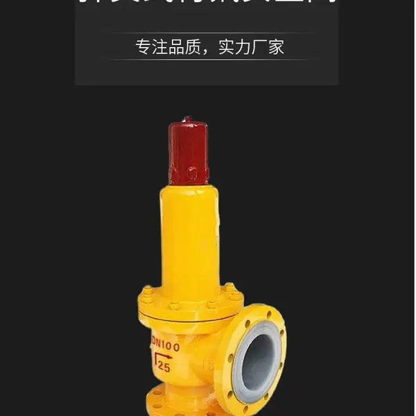 A42F46-16C DN65 化工用耐腐蚀衬氟安全阀全启式安全阀