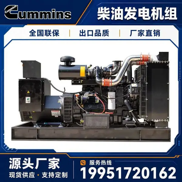康明斯柴油发电机组 300kW 市政工程 电喷技术 低排放 全国联保