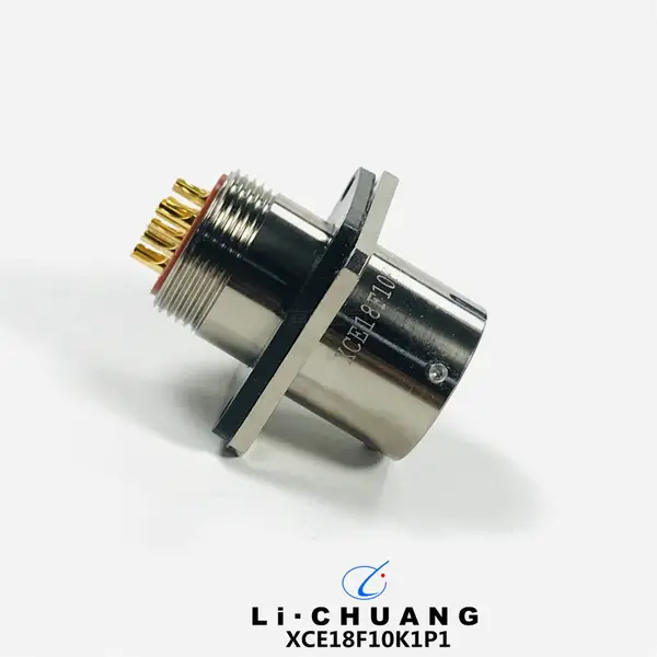 XCE系列圆形连接器 XCE18F10Z1D1 方盘航空插座 卡口锁紧接插件 骊创