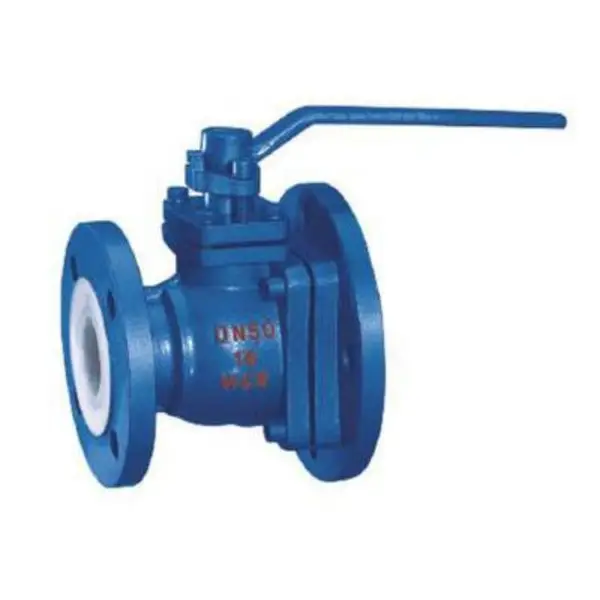 FQ41F46-16/10C DN25*150 抗磨损变径球阀 衬氟放料球阀