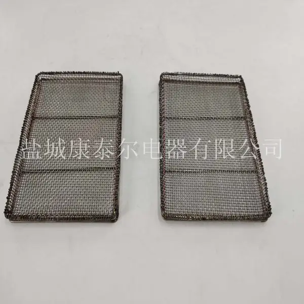Cr20Ni80镍铬2080网钵、匣体 翻边处理 锂电承烧网框