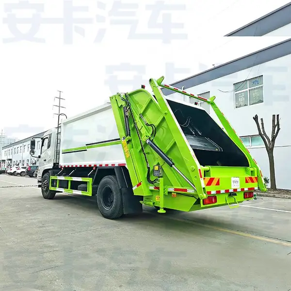 东风天锦14吨压缩垃圾车物业小区垃圾收集清运装载量大