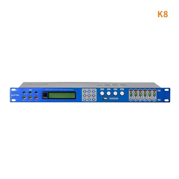 AXTK 数字前级 K8 具有音箱处理器功能的卡拉OK效果器