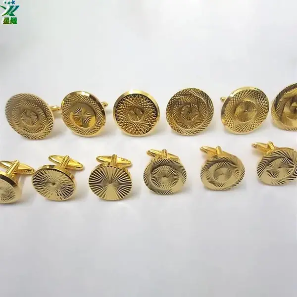 金属创意设计精美袖扣定制立体造型袖扣纽扣定制镀金银袖扣衣扣
