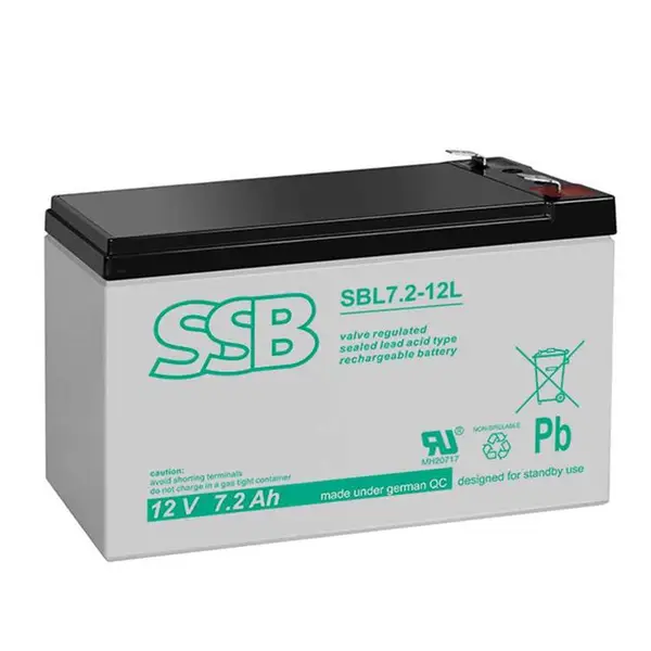 德国SSB胶体蓄电池SBV7-12 12V7AH通讯设备 应急照明 医疗设备