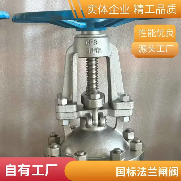 CF8不锈钢闸阀 DN80 明杆式 法兰连接 锅炉配套阀门