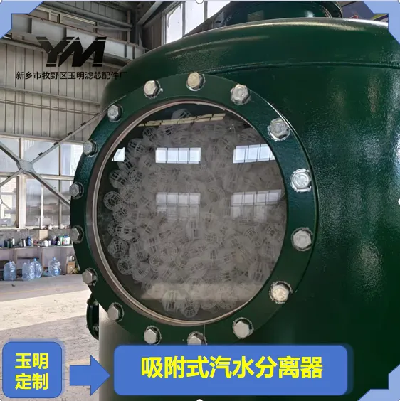 吸附式汽水分离器沼气管路除雾防爆吸附式汽水分离装置