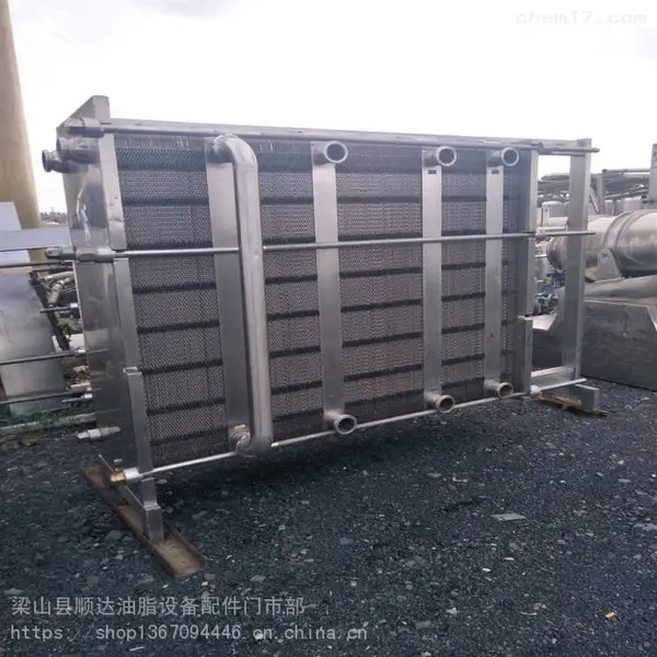 顺达供应二手板式换热器 50平方不锈钢板式换热器结构