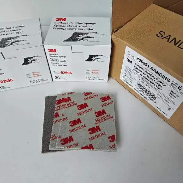 3M海绵砂纸2606塑料手机外壳模型打磨抛光砂