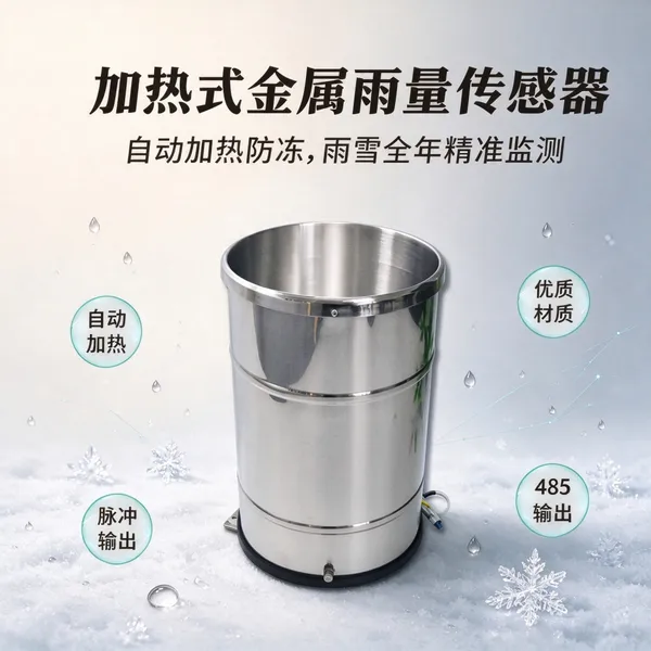 加热雨量传感器 智慧城市气象监测 雨雪一体化传感设备