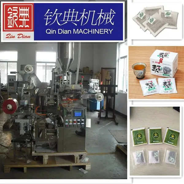 自动高速茶粉无纺布袋泡茶包装机 马蹄茶尼龙三角茶叶包装机