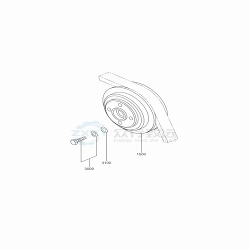 三菱发动机S6K发动机水泵34345-04601原厂零件全国供应