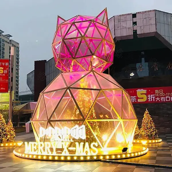 佐梵 网红亚克力星空泡泡屋 大型异形艺术灯光造型美陈