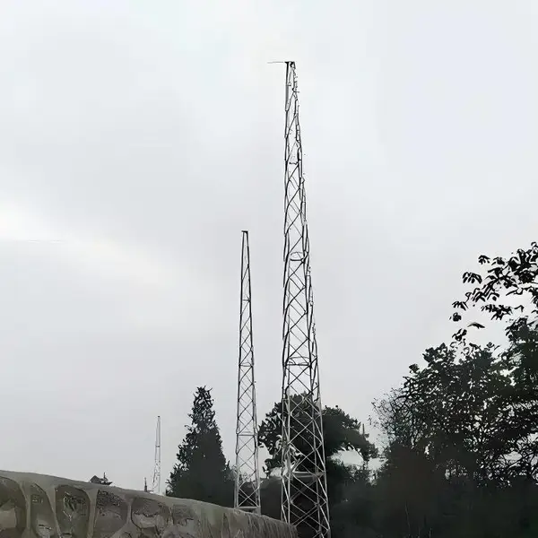 30米四角独立避雷针塔GFL1-9 国标四角钢结构避雷塔