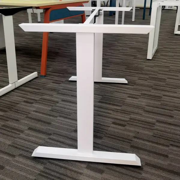 简约办公台五金桌脚工字形铁台脚会议培训桌金属桌腿五金家具配件