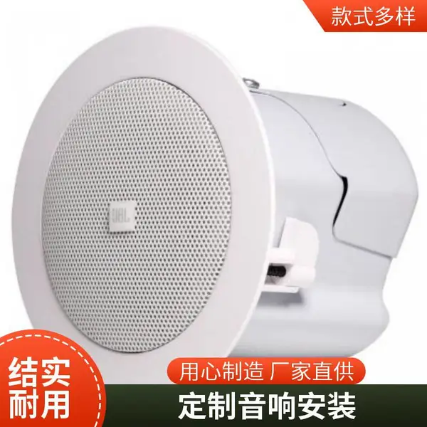 吸顶音响天花音箱 工厂车间通知广播 抗干扰设计 耐腐蚀涂层