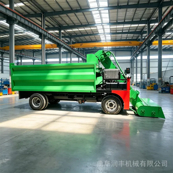 牧区用小型收粪车 电动款自走式运粪车 2立方小一点铲粪机