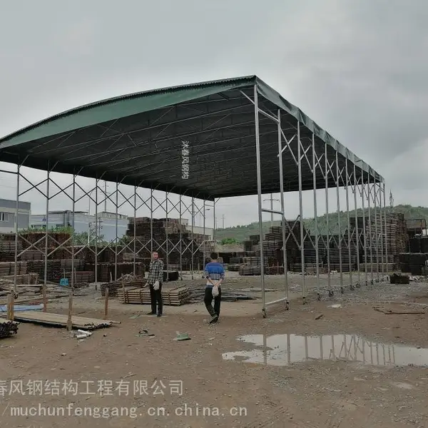 电动雨篷,移动推拉篷,伸缩式雨棚定制安装