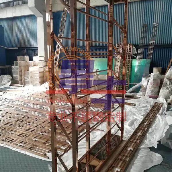 定制酒窖储藏酒架酒吧红酒展示架不锈钢创意酒柜 景旺丰牌