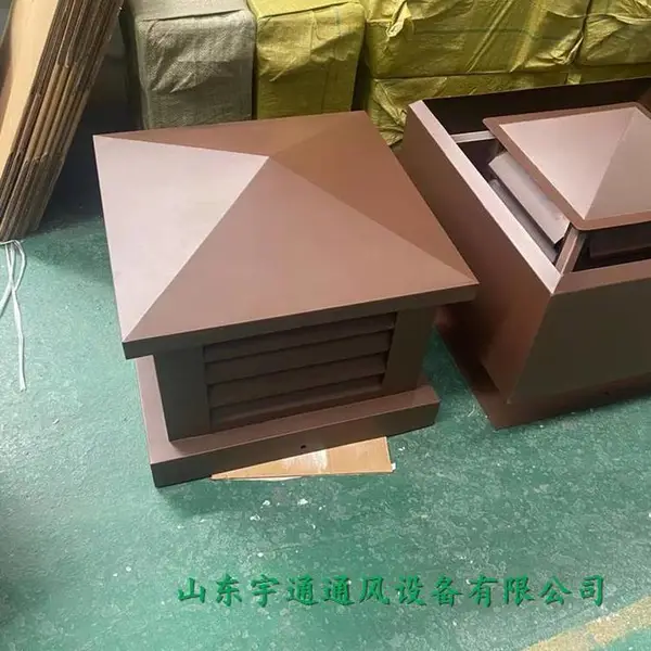 屋顶用金属百叶风帽 房地产开发用厨房 排气道烟囱帽 防雨帽通风罩