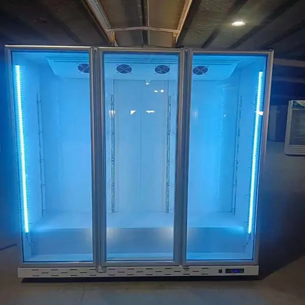 酒水展示柜网红啤酒柜冷藏商用风冷三开门双门酒吧饮料冰箱冰柜