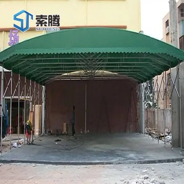 佳木斯桦川 通道遮阳棚 工业仓储移动篷房