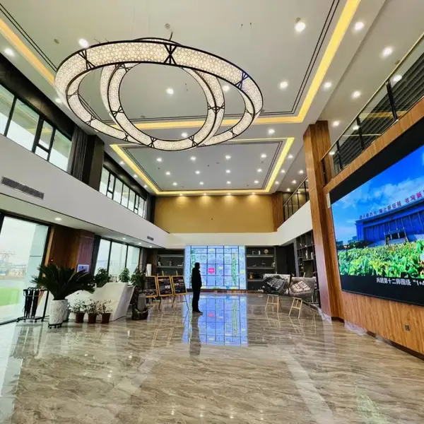 樊灯775艺术大堂宴会厅长吊灯酒店商业CBD咖啡厅灯具