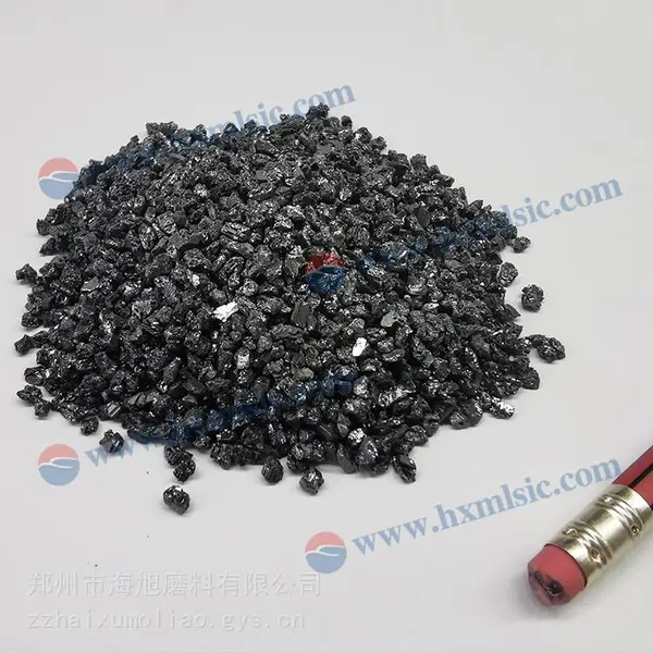 98%碳化硅砂6-10目即2-3.35mm黑色SiC生产窑炉用碳化硅砖