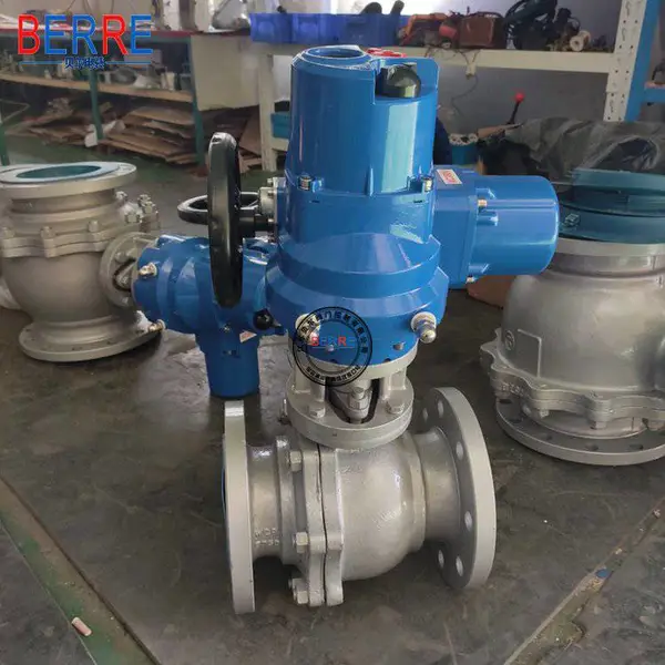 江苏贝尔Q941H-40 DN80高温蒸汽用电动硬密封球阀