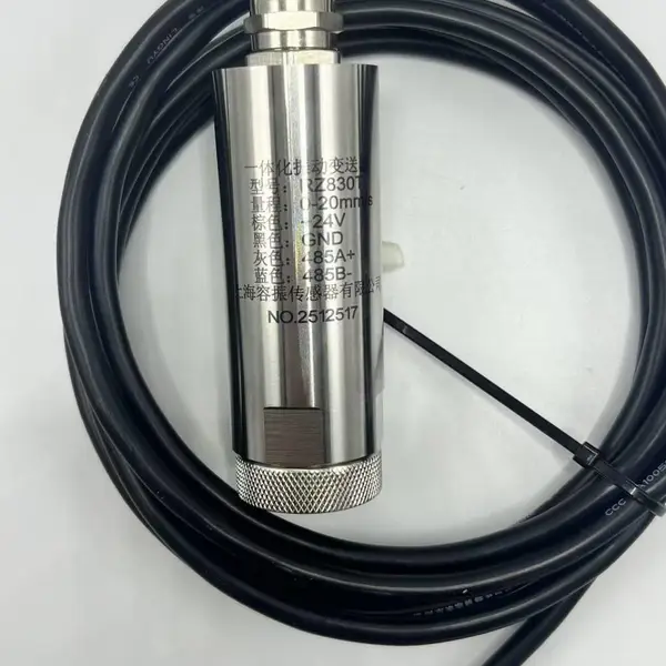 RS585型容振一体化温度振动变送器三轴加速度速度振幅水泵风机电机轴振动监测传感器