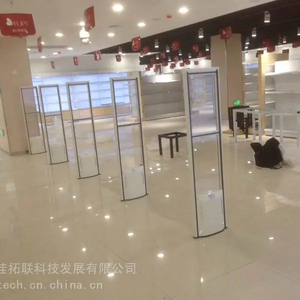 北京三佳拓联安装超市防盗立柱价格/超市防盗报警磁门安装/超市防盗感应门厂家/生鲜超市声磁防盗门