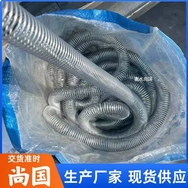 不锈钢渗水弹簧钢管35*2.0 集水井螺旋裹丝透水管型号定做