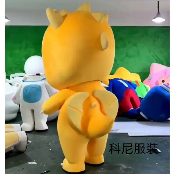 高还原泡沫雕刻人偶服定制 商场活动吉祥物玩偶服来图加工