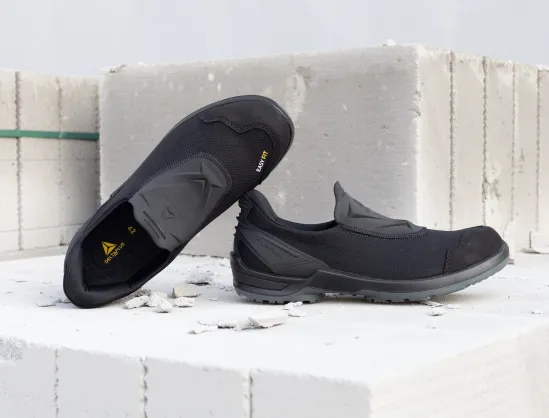 北京 代尔塔PRESTO S1P 防静电安全鞋 一脚蹬45度滑入