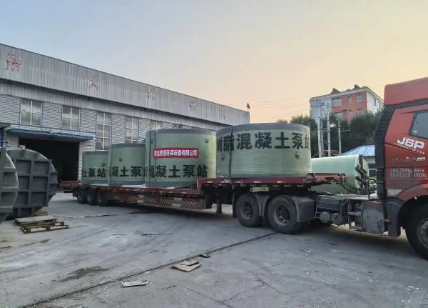 一体化污水处理泵站 支持定制 玻璃钢环保设备 枣恒环保