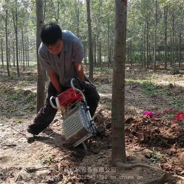 苗木移栽机 带土球起苗机 果苗移栽断根机 链条式挖树机