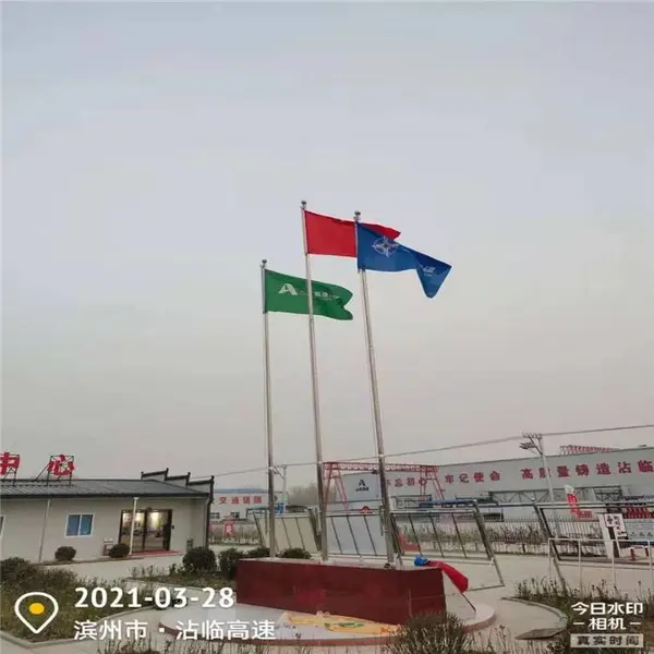 来图定制 不锈钢手摇旗杆 电动音乐不锈钢旗杆 质量好