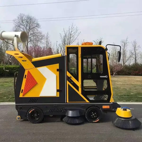 中拓 扫地车 环卫小型清扫车 全封闭电动驾驶式扫地车