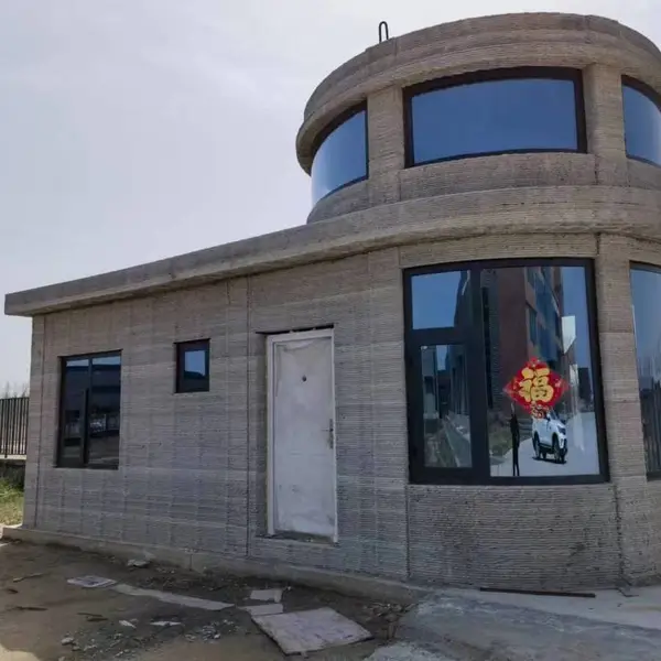 供应太空灰全尺寸高科技3D打印建筑智能建造设备